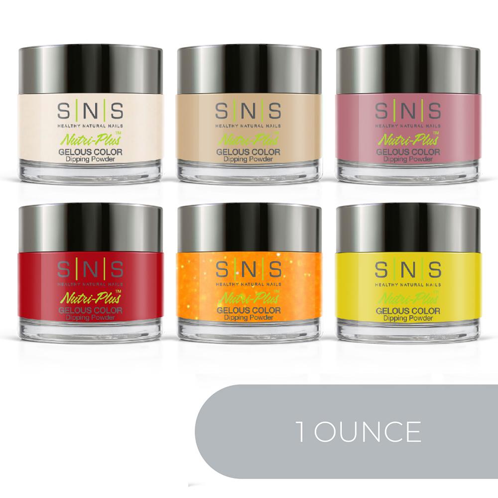 SNS Dipping Powder Color Kit - 1oz/ea (6 Colors): Wedding DW03, 05, 11, 25, 28, 34