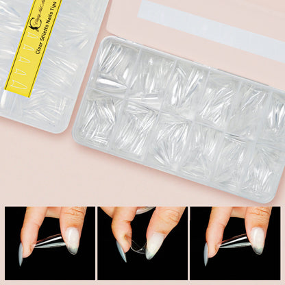 LAVIS Nail Tips - Siletto Clear