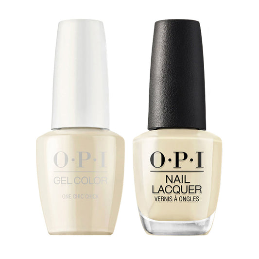 OPI T73 One Chic Chick - Gel Polish & Matching Nail Lacquer Duo Set 0.5oz