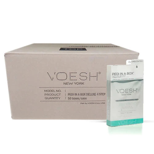 VOESH - CASE OF 50 Pedi a Box (4 Step) - UNSCENTED