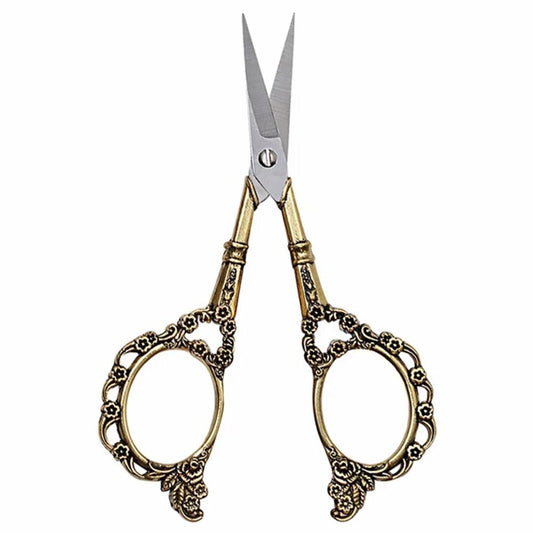Vintage plum blossom scissors classic design sewing scissors