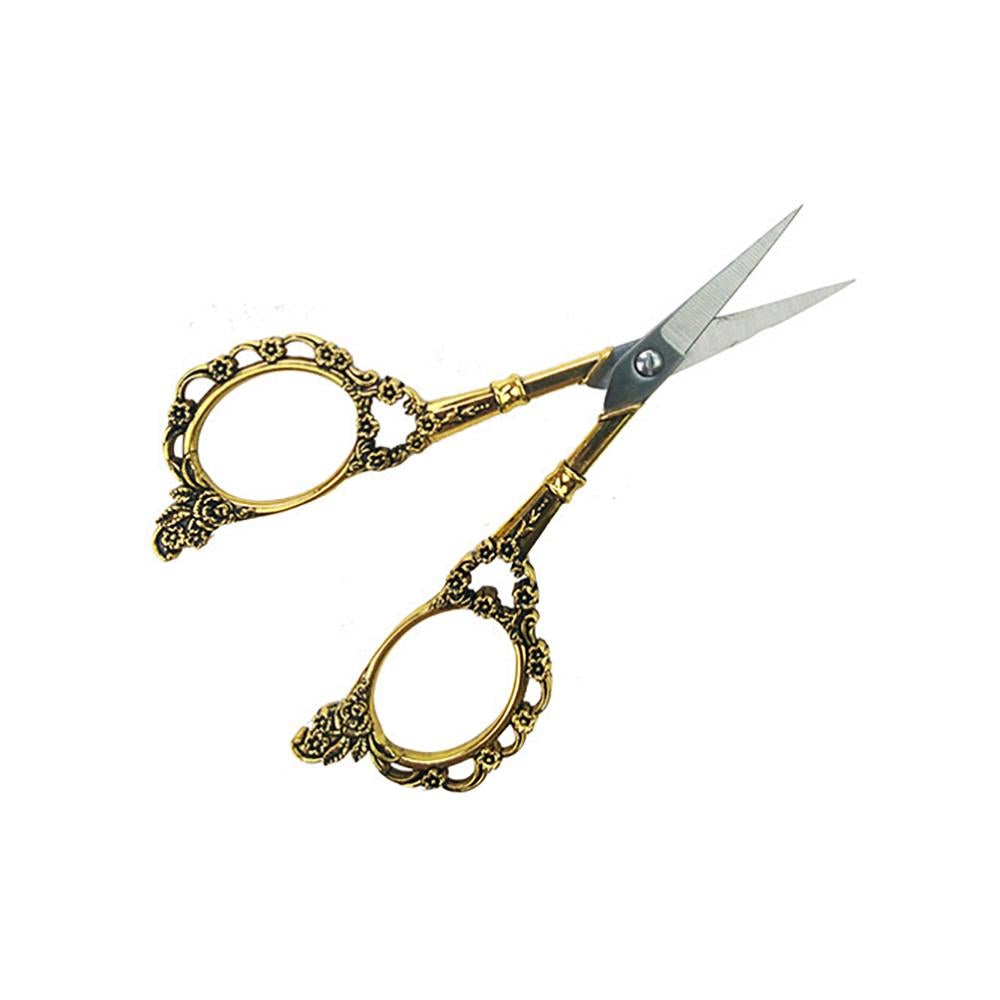 Vintage plum blossom scissors classic design sewing scissors