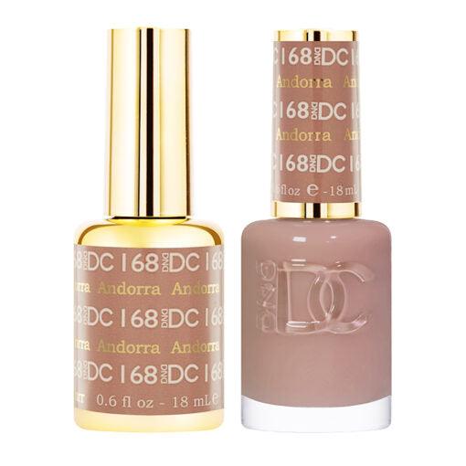 DND DC 168 Andorra - DND DC Gel Polish & Matching Nail Lacquer Duo Set