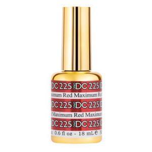 DND DC 225 Maximum Red - Gel & Matching Polish Set - DND DC Gel & Lacquer