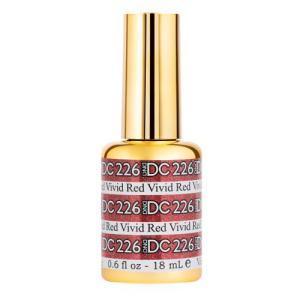 DND DC 226 Vivid Red - Gel & Matching Polish Set - DND DC Gel & Lacquer