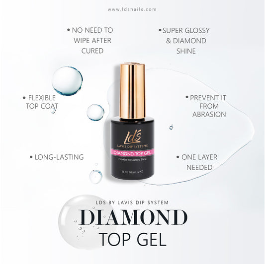 LDS Gel Diamond Top - 0.5 oz