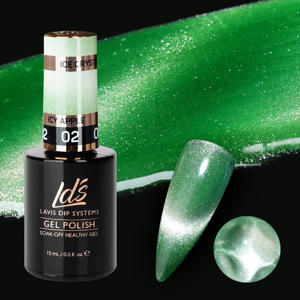 LDS 2 Icy Apple - Gel Polish 0.5 oz - Ice Crystal