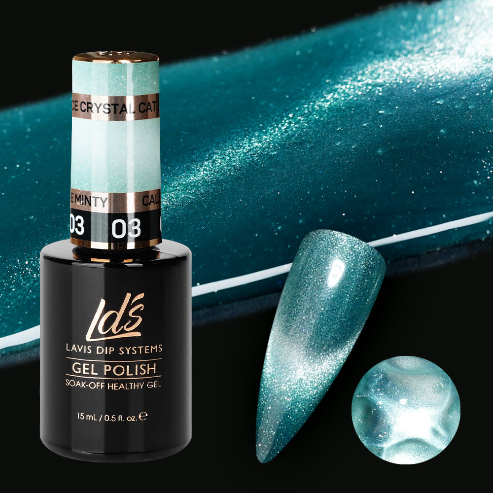LDS 3 Call Me Minty - Gel Polish 0.5 oz - Ice Crystal