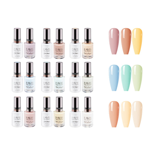 SWEET TALK - LAVIS Holiday Gel & Lacquer Collection: 002, 003, 004, 009, 022, 023, 068, 069, 078