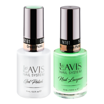 LAVIS Holiday Gift Bundle Set 11: 7 Gel & Lacquer, 1 Base Gel, 1 Top Gel - 181; 149; 161; 006; 189; 043; 170