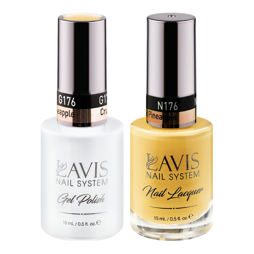 LAVIS Holiday Gift Bundle Set 12: 7 Gel & Lacquer, 1 Base Gel, 1 Top Gel - 216; 221; 176; 191; 171; 175; 185