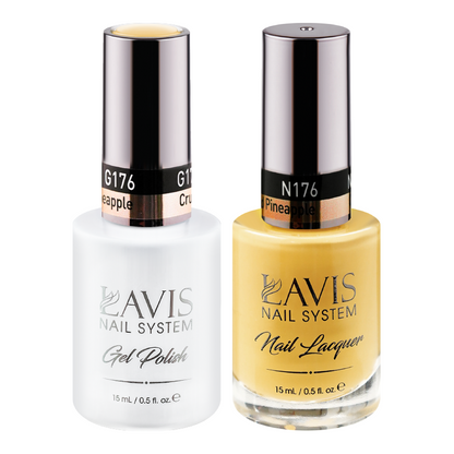 LAVIS Holiday Gift Bundle Set 12: 7 Gel & Lacquer, 1 Base Gel, 1 Top Gel - 216; 221; 176; 191; 171; 175; 185