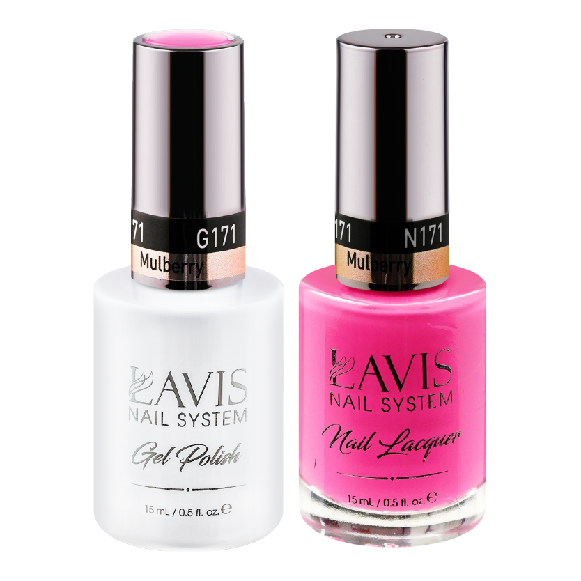 LAVIS Holiday Gift Bundle Set 12: 7 Gel & Lacquer, 1 Base Gel, 1 Top Gel - 216; 221; 176; 191; 171; 175; 185