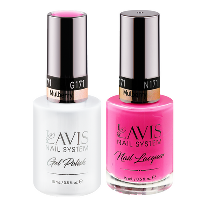 LAVIS Holiday Gift Bundle Set 12: 7 Gel & Lacquer, 1 Base Gel, 1 Top Gel - 216; 221; 176; 191; 171; 175; 185