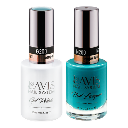 LAVIS Holiday Gift Bundle Set 13: 7 Gel & Lacquer, 1 Base Gel, 1 Top Gel - 163; 200; 180; 190 ;140; 172; 186