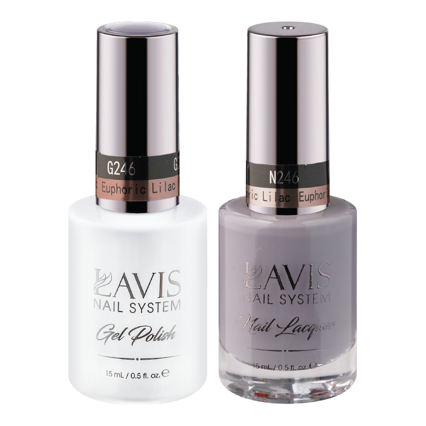 LAVIS Holiday Gift Bundle Set 16: 7 Gel & Lacquer, 1 Base Gel, 1 Top Gel - 242; 243; 244; 245; 246; 247; 248