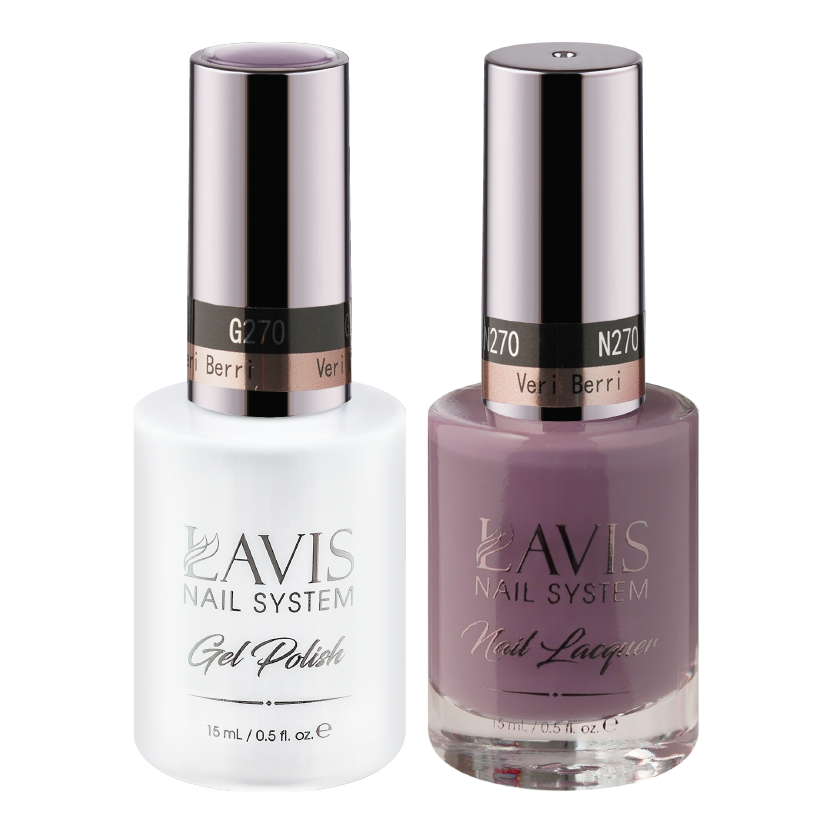 LAVIS Holiday Gift Bundle Set 18: 7 Gel & Lacquer, 1 Base Gel, 1 Top Gel - 266; 268; 269; 270; 271; 272; 276