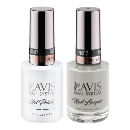 LAVIS Holiday Gift Bundle Set 2: 7 Gel & Lacquer, 1 Base Gel, 1 Top Gel - 070; 013; 007; 044; 071; 077; 045