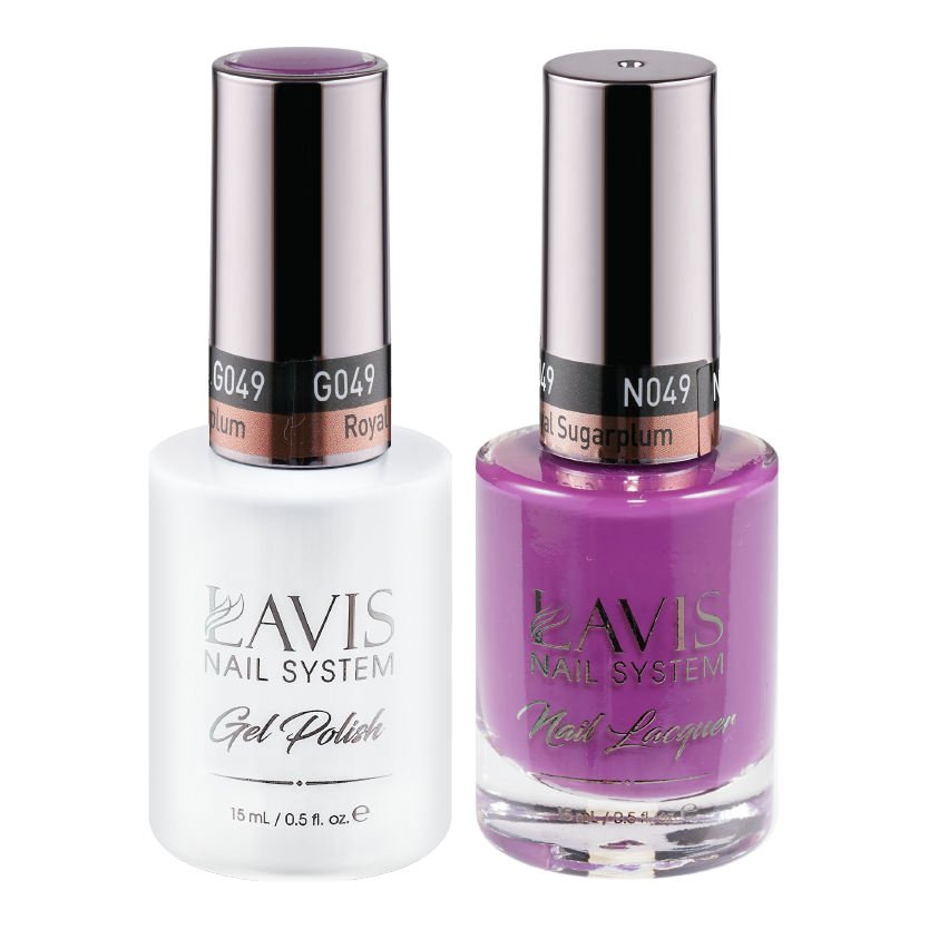 LAVIS Holiday Gift Bundle Set 20: 7 Gel & Lacquer, 1 Base Gel, 1 Top Gel - 048; 049; 050; 057; 052; 053; 054