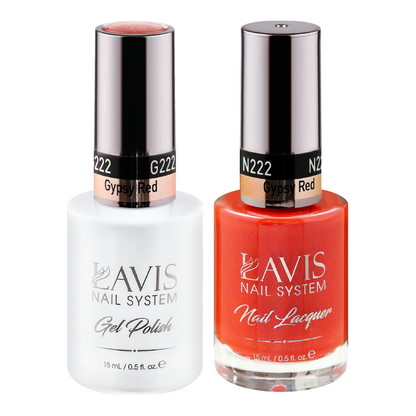 LAVIS Holiday Gift Bundle Set 23: 7 Gel & Lacquer, 1 Base Gel, 1 Top Gel - 217; 219; 220; 222; 225; 226; 228