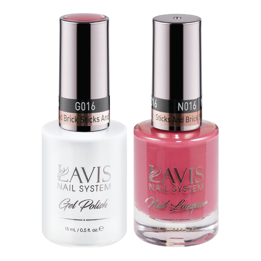 LAVIS Holiday Gift Bundle Set 24: 7 Gel & Lacquer, 1 Base Gel, 1 Top Gel - 027; 058; 016; 012; 042; 092; 091