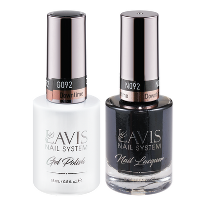 LAVIS Holiday Gift Bundle Set 24: 7 Gel & Lacquer, 1 Base Gel, 1 Top Gel - 027; 058; 016; 012; 042; 092; 091