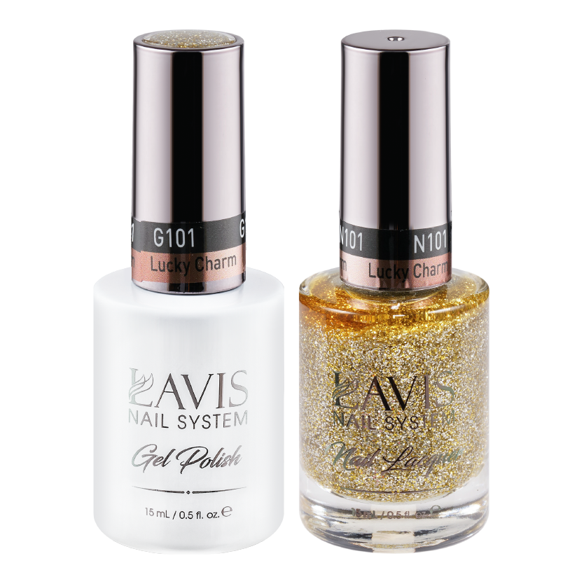 LAVIS Holiday Gift Bundle Set 25: 7 Gel & Lacquer, 1 Base Gel, 1 Top Gel - 094; 095; 108; 083; 101; 084; 104