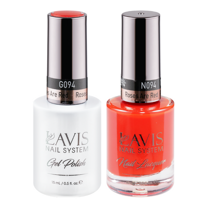 LAVIS Holiday Gift Bundle Set 25: 7 Gel & Lacquer, 1 Base Gel, 1 Top Gel - 094; 095; 108; 083; 101; 084; 104