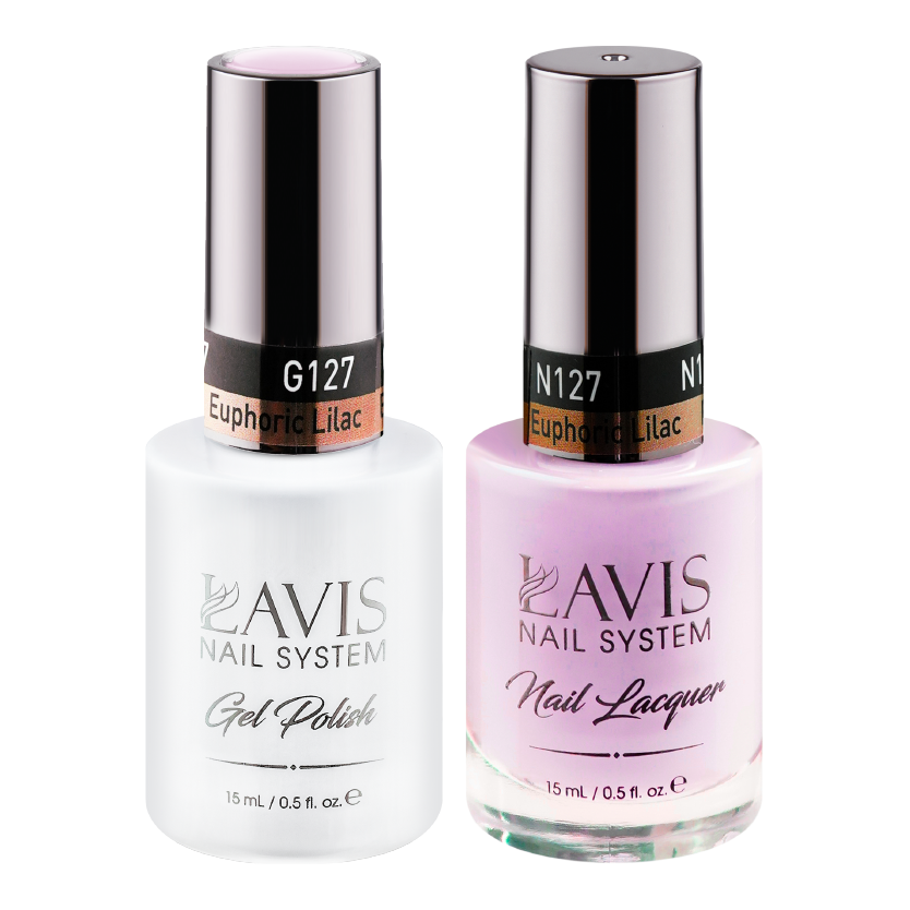 LAVIS Holiday Gift Bundle Set 2: 7 Gel & Lacquer, 1 Base Gel, 1 Top Gel - 145; 150; 115; 125; 147; 127; 128