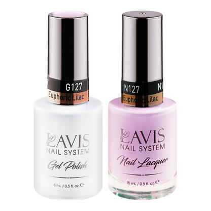 LAVIS Holiday Gift Bundle Set 2: 7 Gel & Lacquer, 1 Base Gel, 1 Top Gel - 145; 150; 115; 125; 147; 127; 128