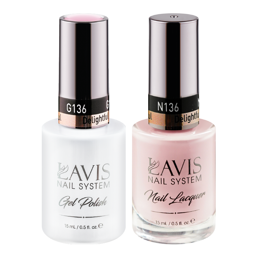 LAVIS Holiday Gift Bundle Set 5: 7 Gel & Lacquer, 1 Base Gel, 1 Top Gel - 117; 136; 153; 001; 135; 066; 140