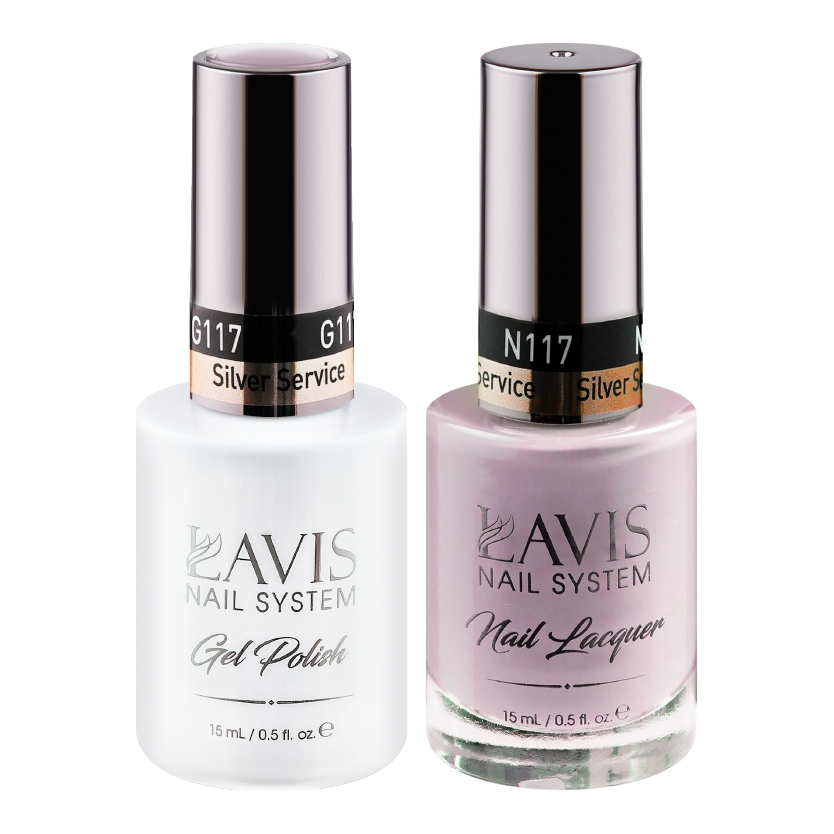 LAVIS Holiday Gift Bundle Set 5: 7 Gel & Lacquer, 1 Base Gel, 1 Top Gel - 117; 136; 153; 001; 135; 066; 140