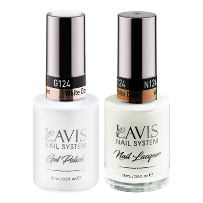 LAVIS Holiday Gift Bundle Set 6: 7 Gel & Lacquer, 1 Base Gel, 1 Top Gel - 124; 126; 122; 137; 018; 130; 075