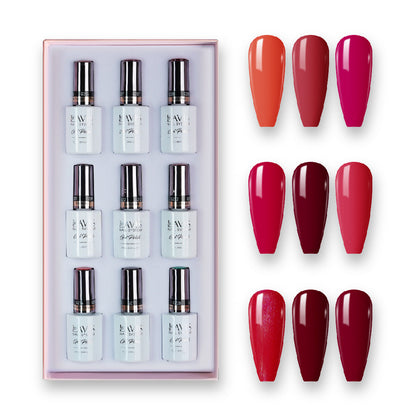 Lavis Gel Kiss Under Mistletoe Set G7 (9 colors) : 205, 206, 207, 208, 209, 210, 211, 212, 213