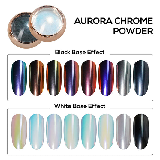 Set Aurora Galaxy Chrome 06 - 12, BLACK